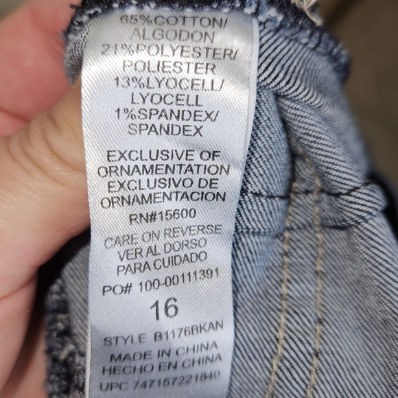 Democracy “Ab”solution Skinny Jeans, Size 16, Dark Wash, EUC - Picture 5 of 6